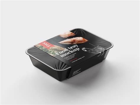 Download Black Plastic Food Packaging Tray